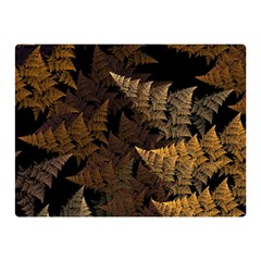 Fractal Fern Double Sided Flano Blanket (mini)  by Simbadda