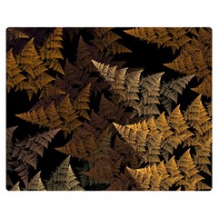 Fractal Fern Double Sided Flano Blanket (medium) 