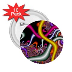 Fractal Roots 2 25  Buttons (10 Pack)  by Simbadda