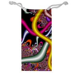 Fractal Roots Jewelry Bag by Simbadda