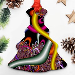 Fractal Roots Christmas Tree Ornament (two Sides) by Simbadda