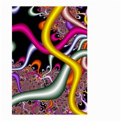 Fractal Roots Small Garden Flag (two Sides) by Simbadda