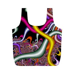 Fractal Roots Full Print Recycle Bags (m)  by Simbadda