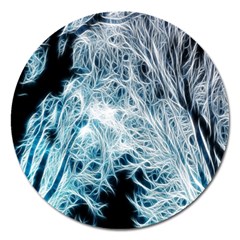 Fractal Forest Magnet 5  (round) by Simbadda