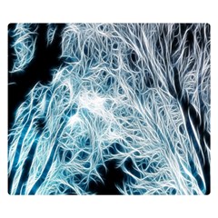 Fractal Forest Double Sided Flano Blanket (small)  by Simbadda