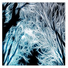 Fractal Forest Large Satin Scarf (square) by Simbadda