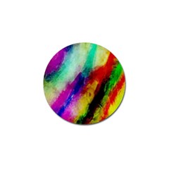 Abstract Colorful Paint Splats Golf Ball Marker (10 Pack) by Simbadda