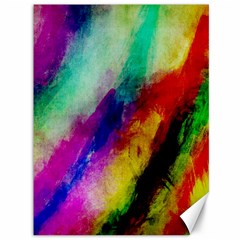 Abstract Colorful Paint Splats Canvas 36  X 48   by Simbadda