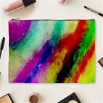 Abstract Colorful Paint Splats Cosmetic Bag (XL) Front