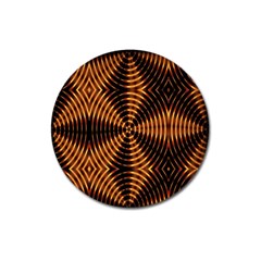 Fractal Patterns Magnet 3  (round) by Simbadda