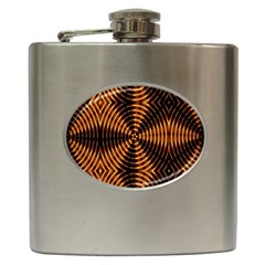 Fractal Patterns Hip Flask (6 Oz) by Simbadda