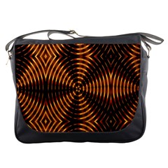 Fractal Patterns Messenger Bags by Simbadda