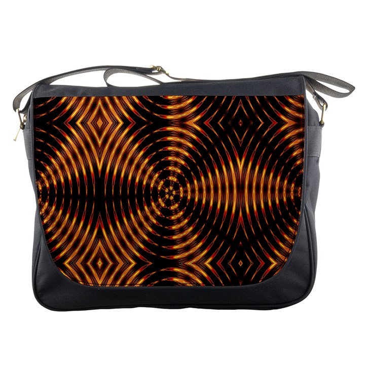 Fractal Patterns Messenger Bags