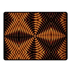 Fractal Patterns Double Sided Fleece Blanket (small)  by Simbadda