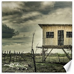 Traditional Cane House At Guayas District Ecuador Canvas 20  X 20   by dflcprints