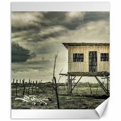 Traditional Cane House At Guayas District Ecuador Canvas 20  X 24   by dflcprints