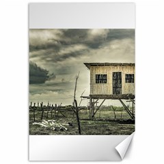 Traditional Cane House At Guayas District Ecuador Canvas 24  X 36  by dflcprints