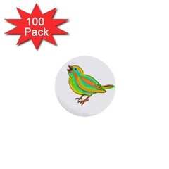 Bird 1  Mini Buttons (100 Pack)  by Valentinaart