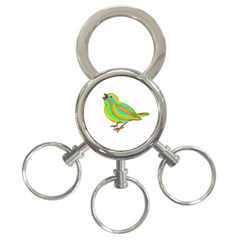 Bird 3-ring Key Chains by Valentinaart