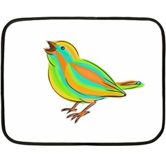 Bird Double Sided Fleece Blanket (mini) 