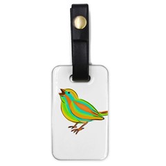 Bird Luggage Tags (one Side)  by Valentinaart