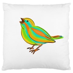 Bird Large Cushion Case (one Side) by Valentinaart