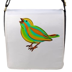 Bird Flap Messenger Bag (s) by Valentinaart