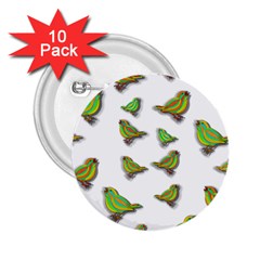 Birds 2 25  Buttons (10 Pack)  by Valentinaart