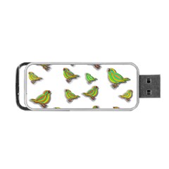 Birds Portable Usb Flash (one Side) by Valentinaart