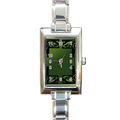 Celtic Corners Rectangle Italian Charm Watch by Simbadda