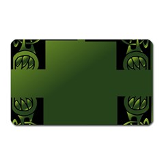 Celtic Corners Magnet (rectangular) by Simbadda