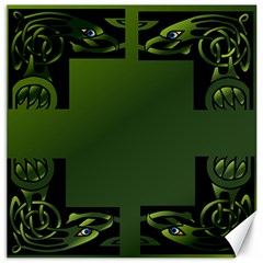 Celtic Corners Canvas 12  X 12   by Simbadda