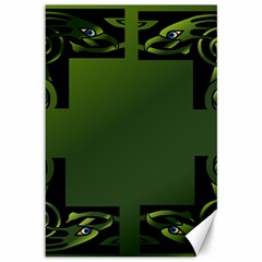 Celtic Corners Canvas 12  X 18   by Simbadda