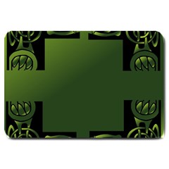 Celtic Corners Large Doormat  by Simbadda