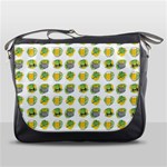 St Patrick S Day Background Symbols Messenger Bags Front