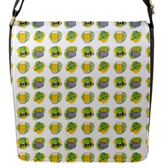 St Patrick s Day Background Symbols Flap Messenger Bag (s) by Simbadda