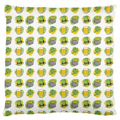 St Patrick s Day Background Symbols Standard Flano Cushion Case (two Sides) by Simbadda