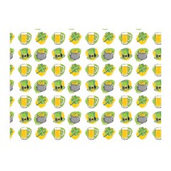 St Patrick s Day Background Symbols Double Sided Flano Blanket (mini)  by Simbadda