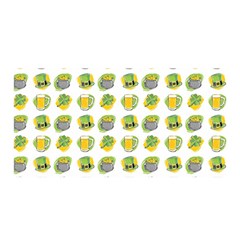 St Patrick s Day Background Symbols Satin Wrap by Simbadda