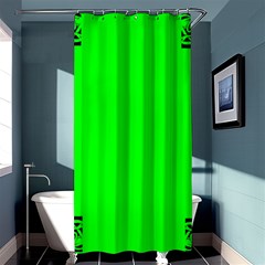 Decorative Corners Shower Curtain 36  X 72  (stall)  by Simbadda