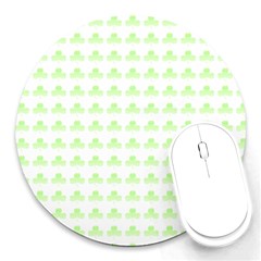 Shamrock Irish St Patrick S Day Round Mousepads by Simbadda