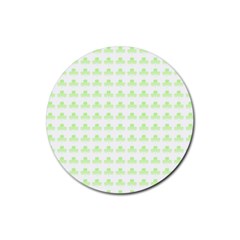 Shamrock Irish St Patrick S Day Rubber Round Coaster (4 pack) 