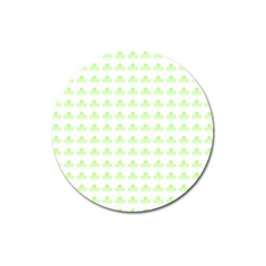 Shamrock Irish St Patrick S Day Magnet 3  (round) by Simbadda