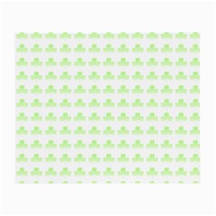 Shamrock Irish St Patrick S Day Small Glasses Cloth (2-side) by Simbadda