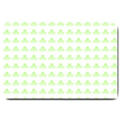 Shamrock Irish St Patrick S Day Large Doormat  by Simbadda