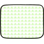 Shamrock Irish St Patrick S Day Double Sided Fleece Blanket (Mini)  35 x27  Blanket Front