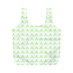 Shamrock Irish St Patrick S Day Full Print Recycle Bags (M) 