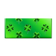 Shamrock Green Pattern Design Cosmetic Storage Cases by Simbadda