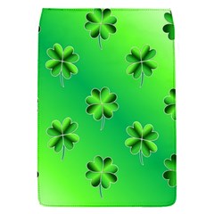 Shamrock Green Pattern Design Flap Covers (s)  by Simbadda