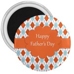 happy Father Day  3  Magnets Front